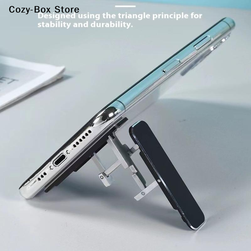 Phone Stand Aluminum - 1/3 szt. Mini Niewidoczny Składany Stojak