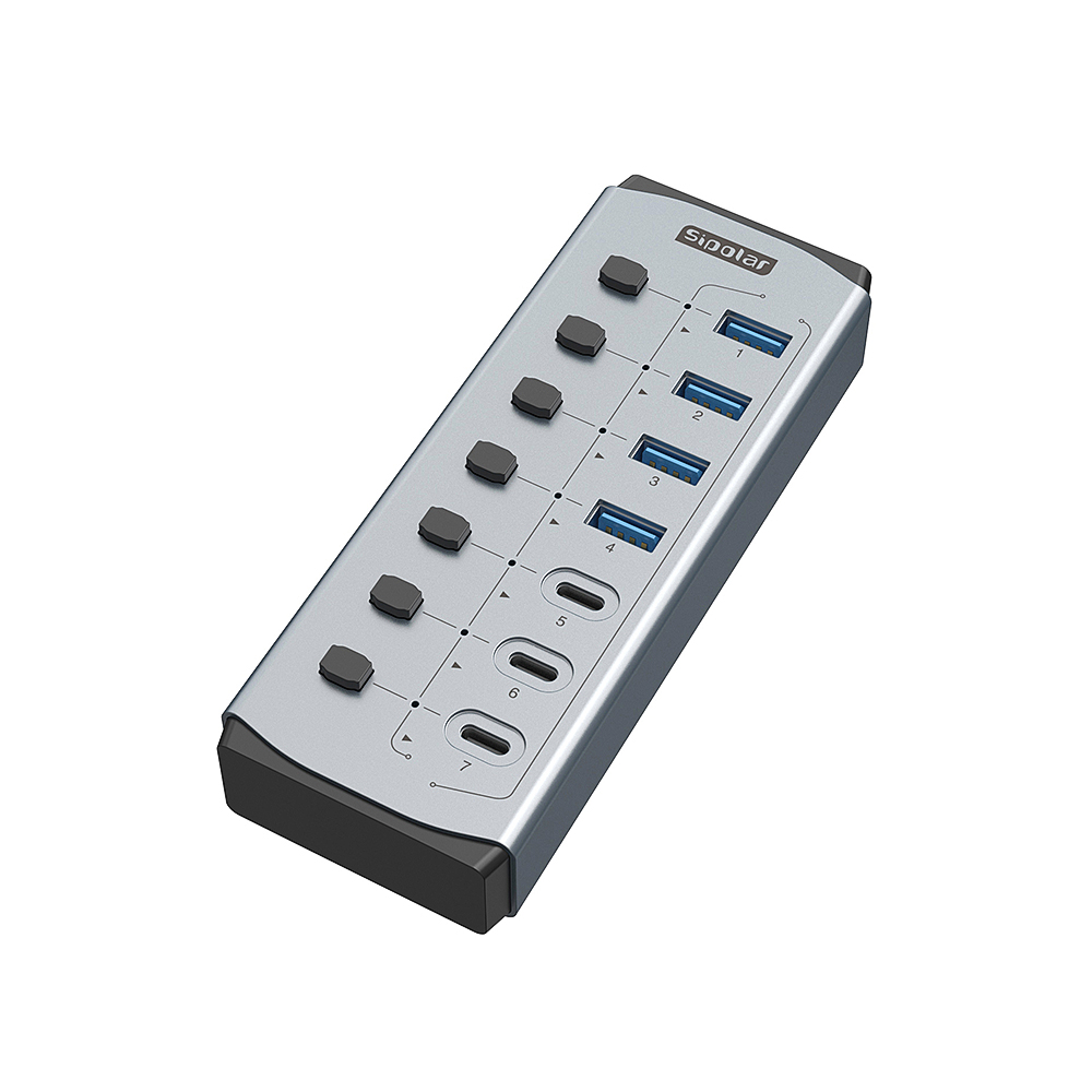 Usb Hub 7 Port - Hub USB Sipolar z funkcją ładowania