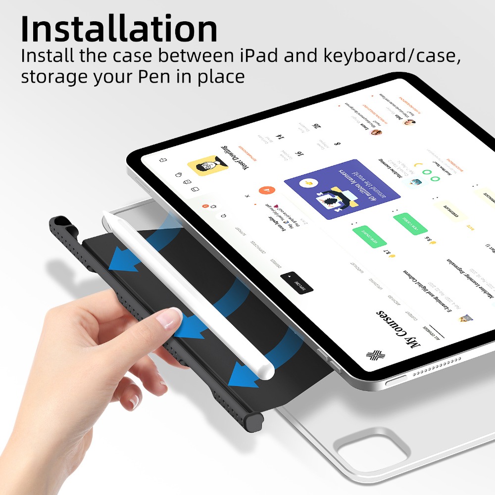 Pen Holder Magnetic - Uchwyt na ołówki do Apple Pencil
