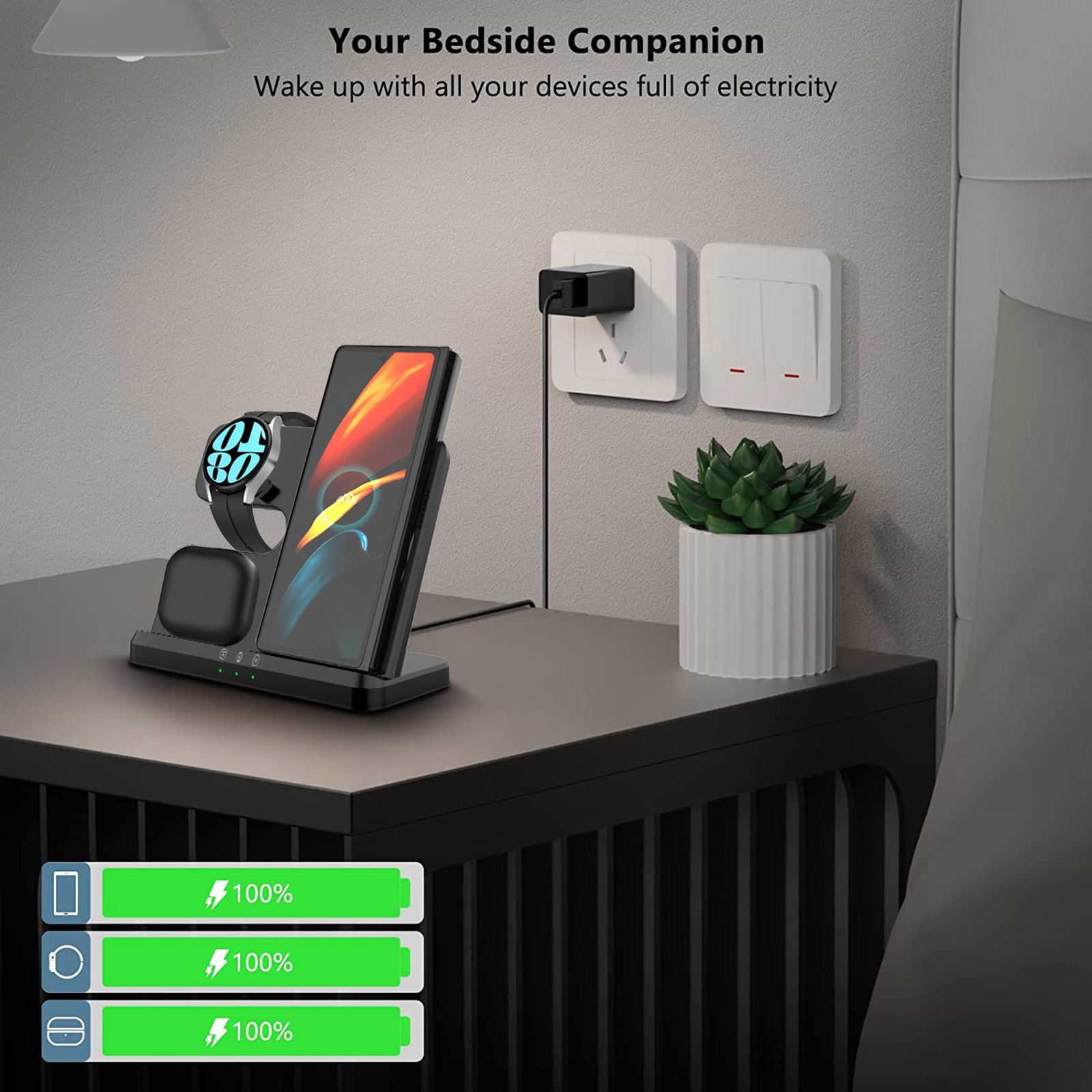 Bezprzewodowa ładowarka 3 w 1, – Wireless Charger 3 In 1 recenzja i cena