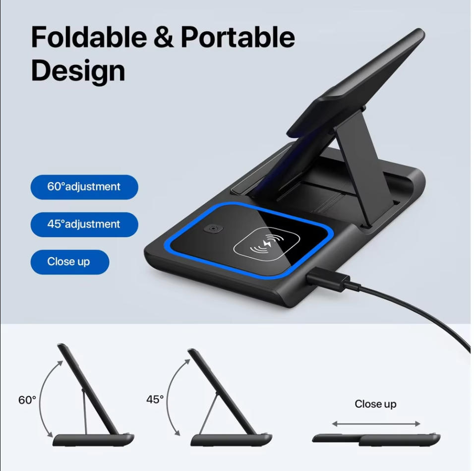 Szybka bezprzewodowa stacja ła – Wireless Charger 3 In 1 recenzja i cena