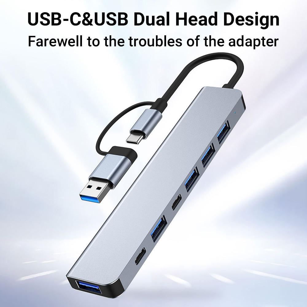7 w 1 Hub USB C Rozszerzacz Wi – Usb Hub 7 Port recenzja i cena