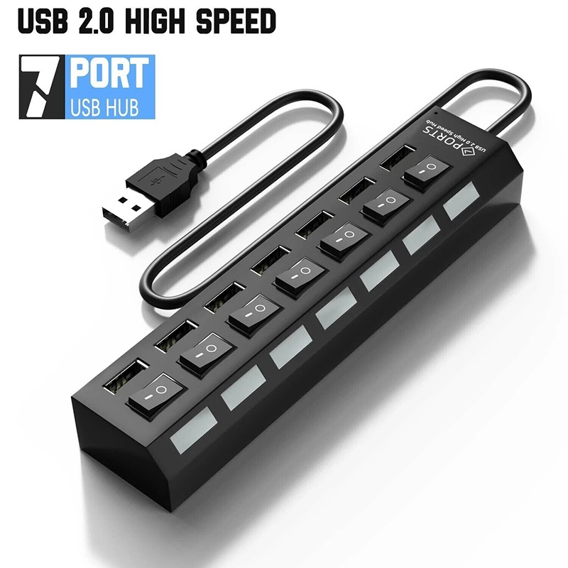 Hub USB 3.0 7 w 1, rozdzielacz – Usb Hub 7 Port recenzja i cena