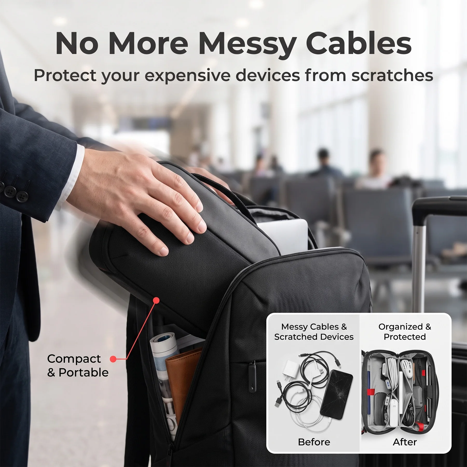 Organizer na akcesoria podróżn – Tech Accessories Store recenzja i cena