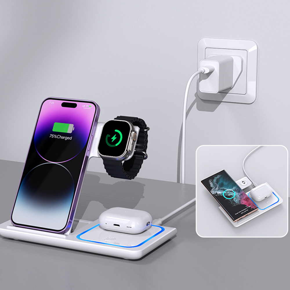 Stacja ładująca LED 3 w 1 bezp – Wireless Charger 3 In 1 recenzja i cena