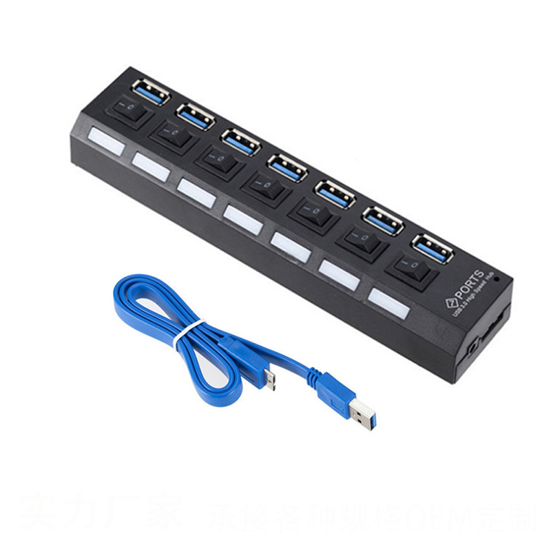 , Hub USB 3.0 5 gb/s wysokiej  – Usb Hub 7 Port recenzja i cena