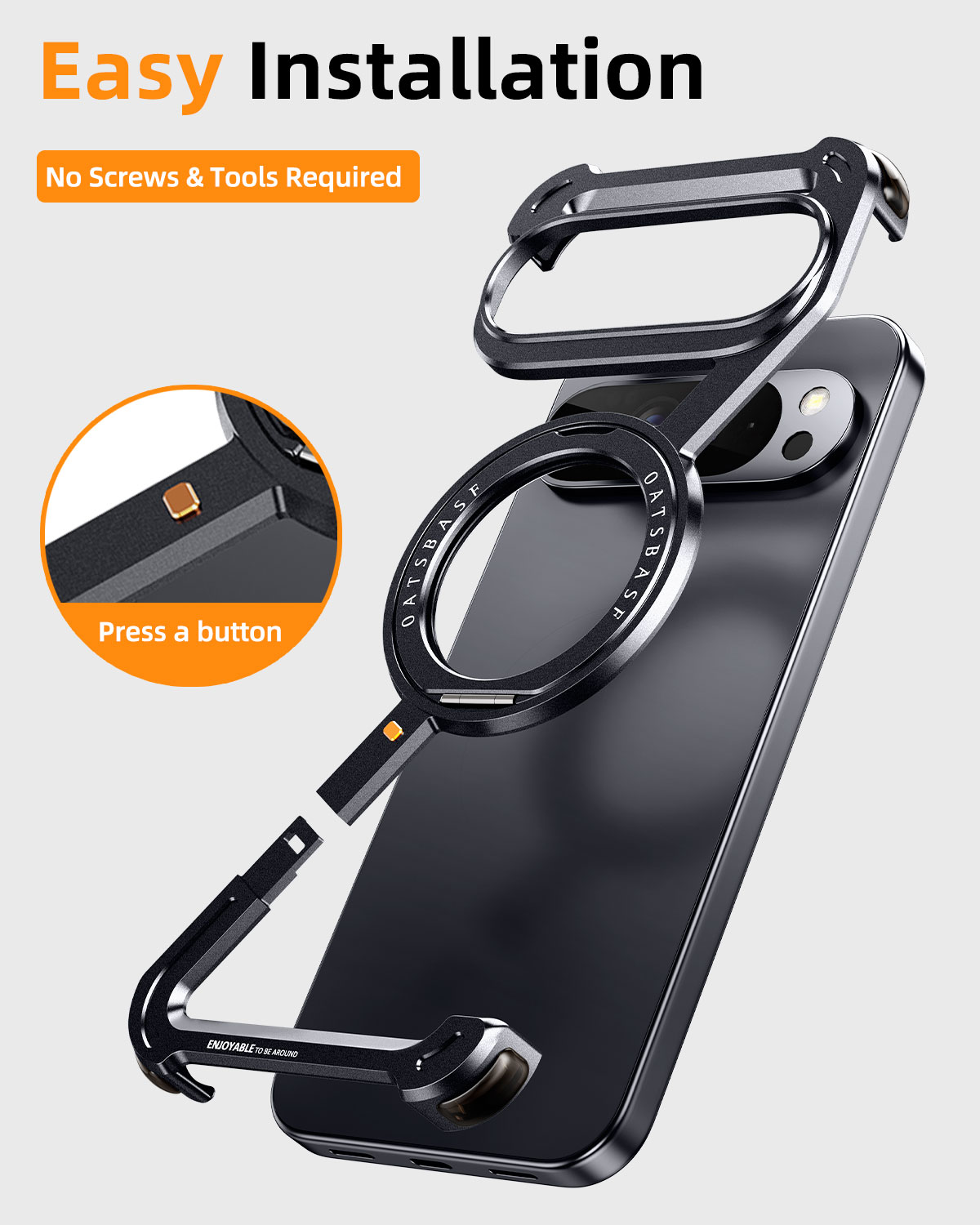 Oatsbasf Metalowe etui na tele – Phone Stand Aluminum recenzja i cena