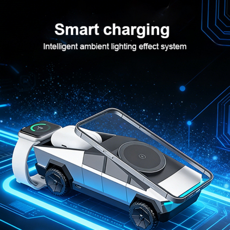 Stacja ładująca 3-w-1 CyberDoc – Wireless Charger 3 In 1 recenzja i cena