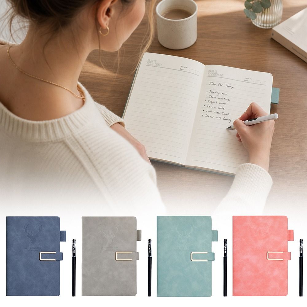 Nowy notes z PU skóry z magnet – Pen Holder Magnetic recenzja i cena