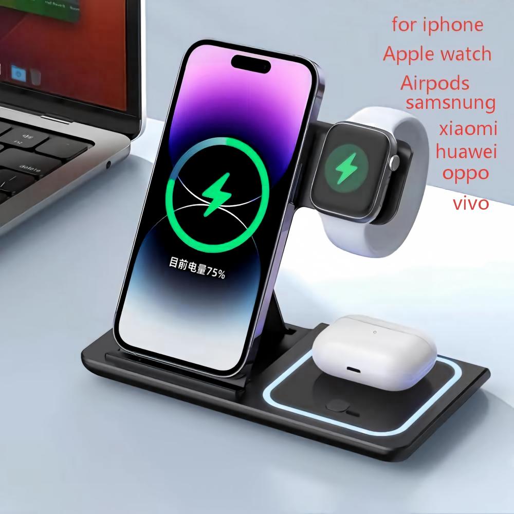 Bezprzewodowa ładowarka z uchw – Wireless Charger 3 In 1 recenzja i cena