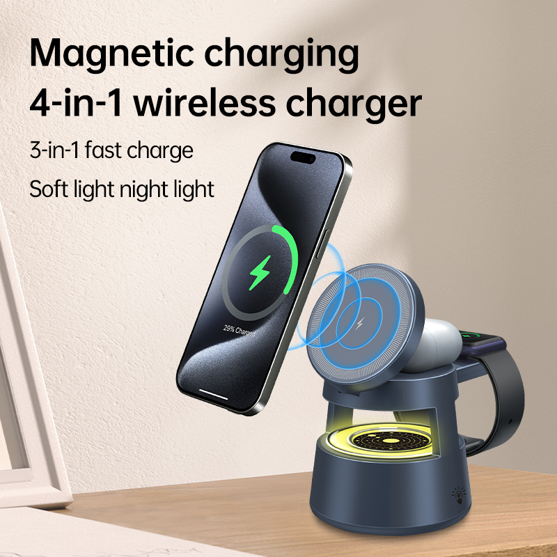Stacja ładująca 4-w-1 bezprzew – Wireless Charger 3 In 1 recenzja i cena