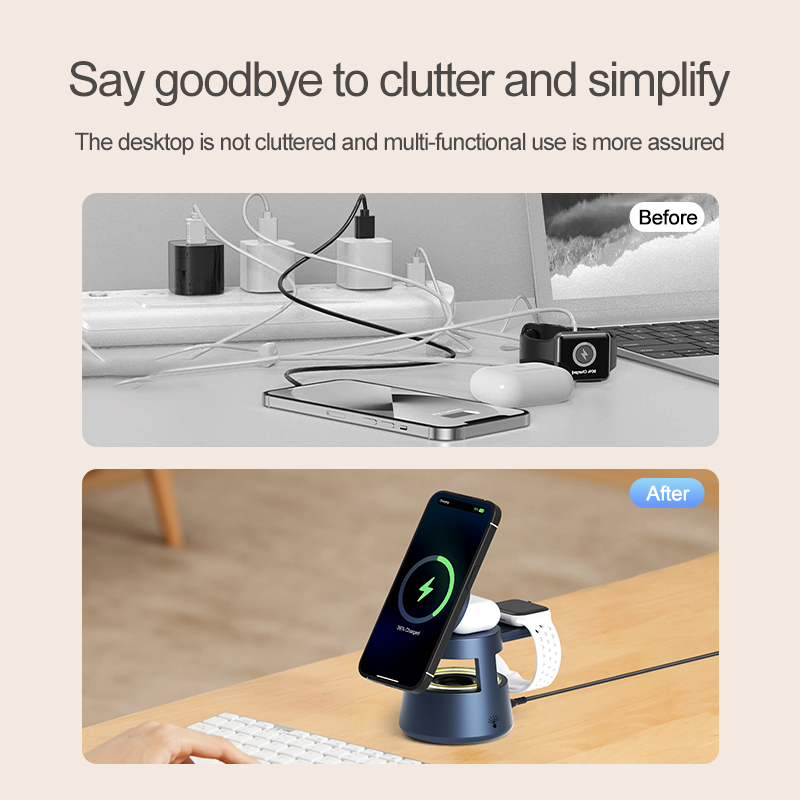 Stacja ładująca 4-w-1 bezprzew – Wireless Charger 3 In 1 recenzja i cena