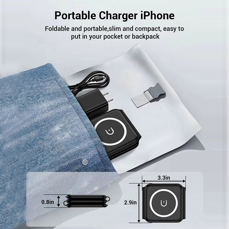 Magnetyczna składana ładowarka – Wireless Charger 3 In 1 recenzja i cena