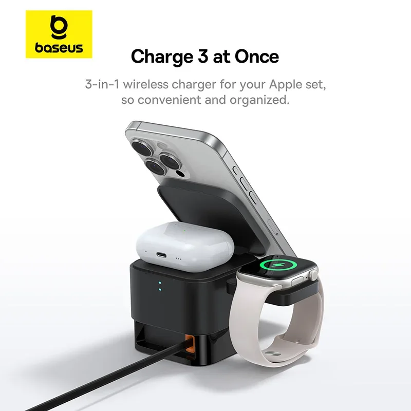 Baseus 3 w 1 Magnetyczna Bezpr – Wireless Charger 3 In 1 recenzja i cena
