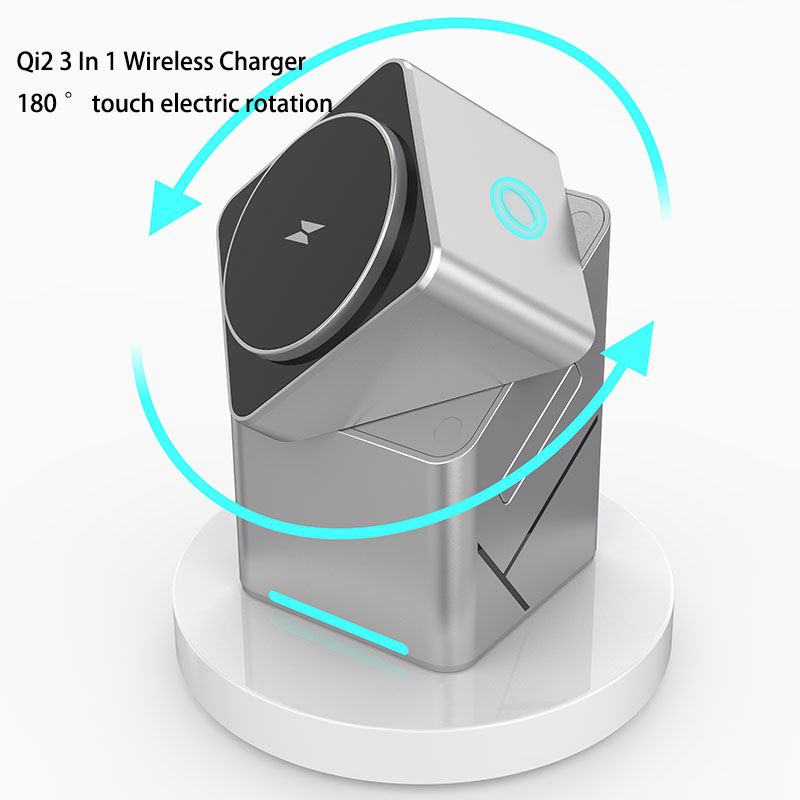 Stacja dokująca bezprzewodowa  – Wireless Charger 3 In 1 recenzja i cena