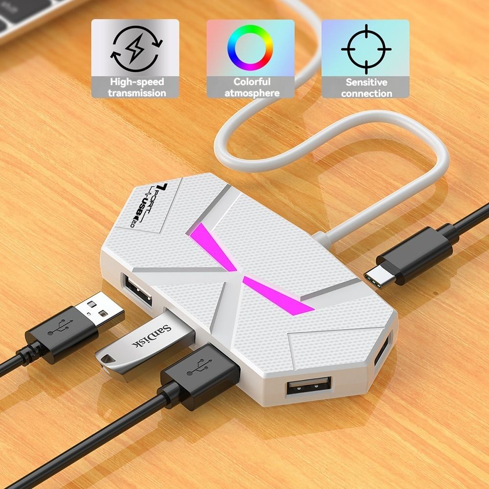 Stacja dokująca USB 4/7 portów – Usb Hub 7 Port recenzja i cena