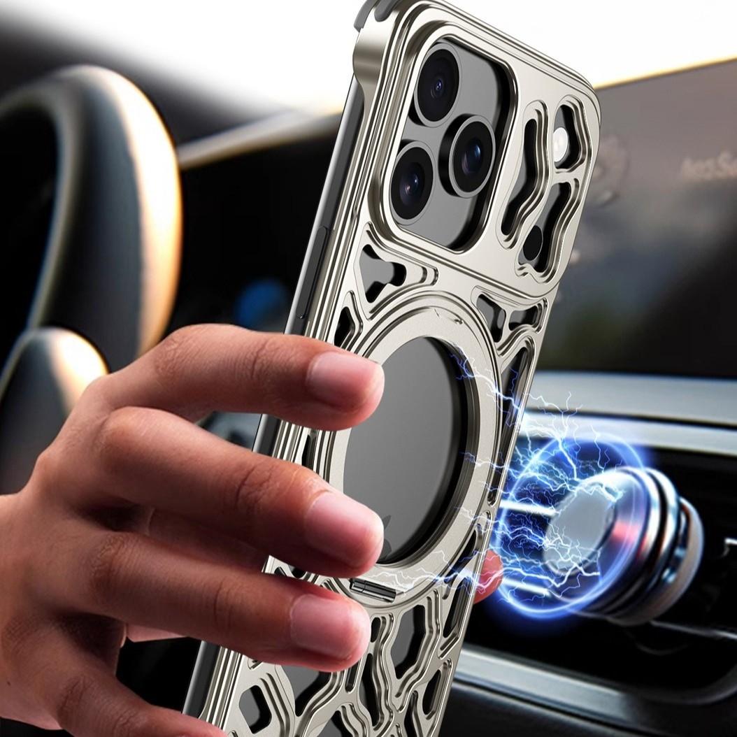 Etui na telefony iPhone 16, 15 – Phone Stand Aluminum recenzja i cena