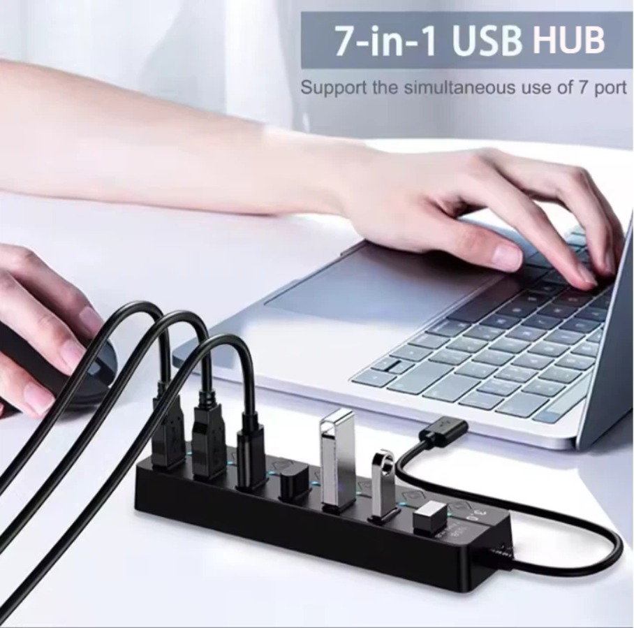 Adapter USB 3.0 HUB 4/7 portów – Usb Hub 7 Port recenzja i cena