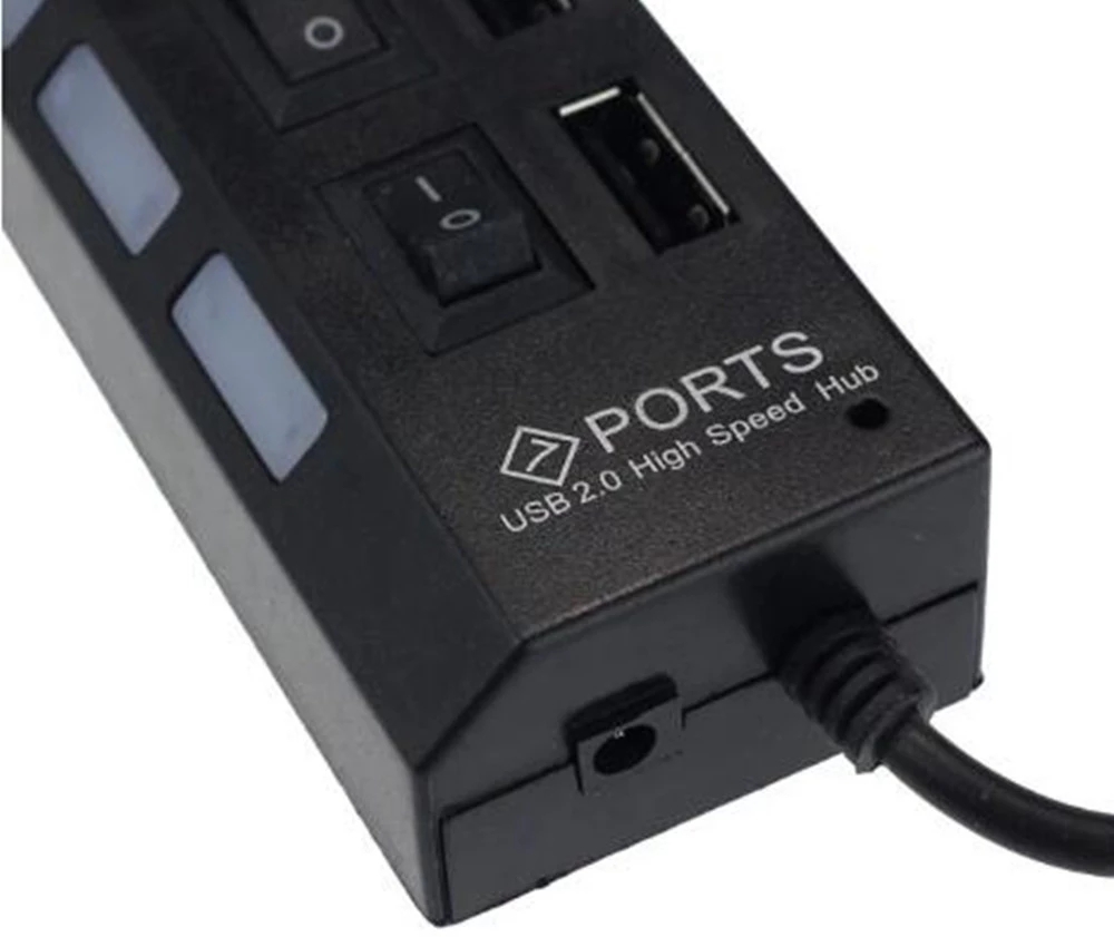 Hub USB 2.0, szybki rozdzielac – Usb Hub 7 Port recenzja i cena