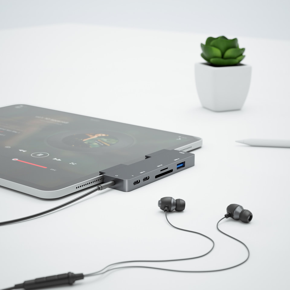 OUTMIX USB C Hub do 4K HDMI ko – Usb Hub 7 Port recenzja i cena