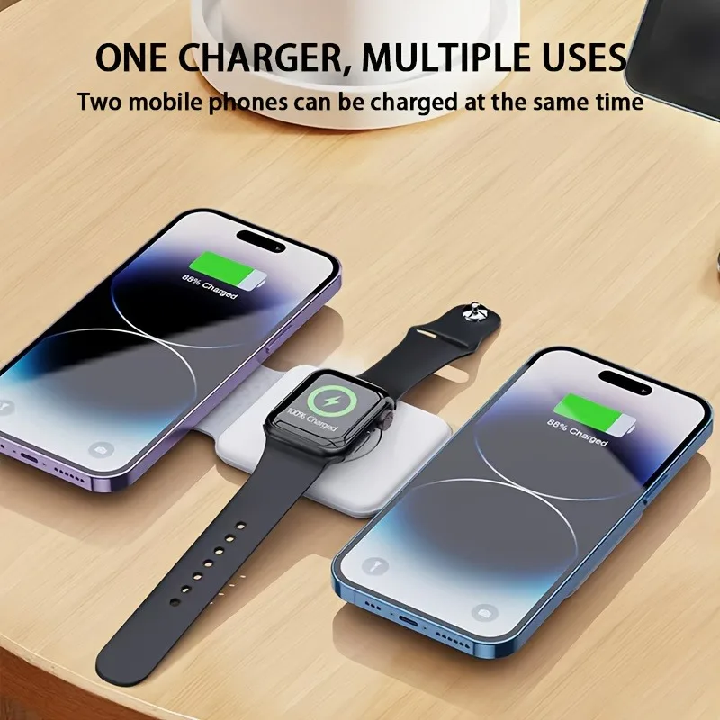 Przenośna magnetyczna bezprzew – Wireless Charger 3 In 1 recenzja i cena