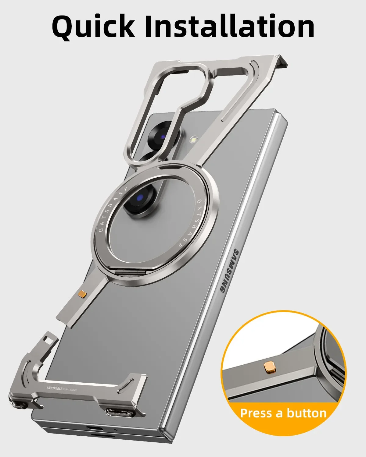 Eary Metalowe etui z podstawką – Phone Stand Aluminum recenzja i cena